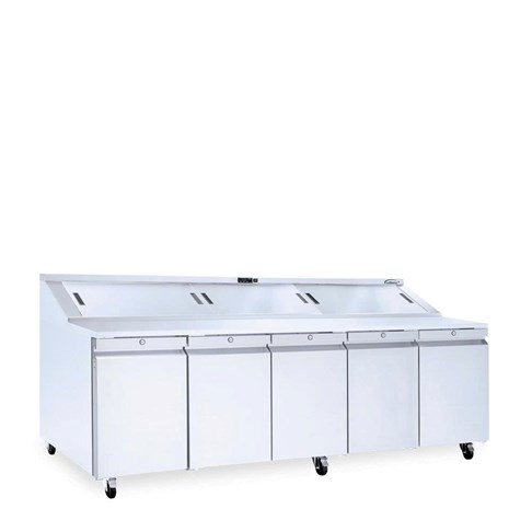 Bàn mát chuẩn bị thực phẩm 5 cửa Williams Onyx CPC5(J)