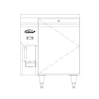 Bàn lạnh 1 cửa 3 chế độ Williams Opal O1R(J) (điều khiển từ xa)