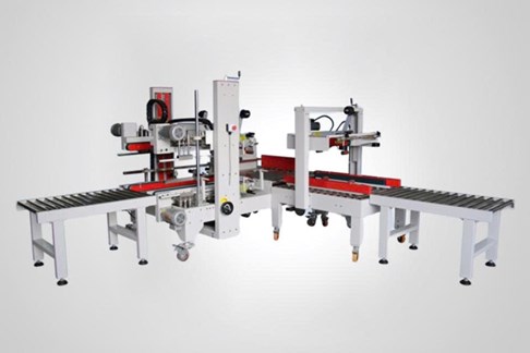 Máy dán góc tự động EXC-307+EXC-310