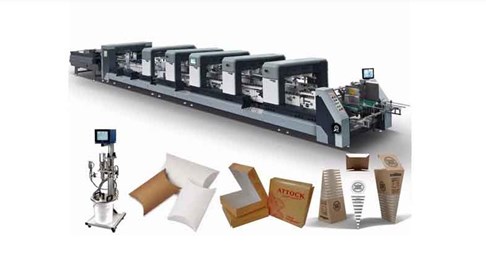Máy dán hộp giấy, hộp carton móc đáy tốc độ cao