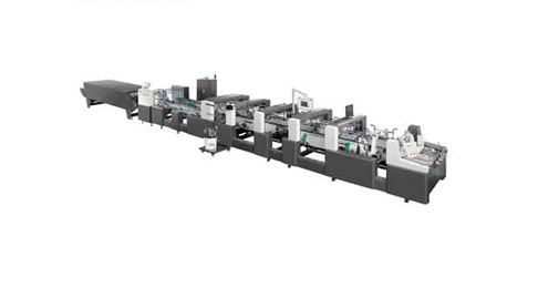 Máy dán hộp 4 và 6 góc ZH tự động