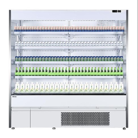 Tủ Trưng Bày Siêu Thị Dung Tích 920L, Thiết Kế 8 Tầng Cửa Hở KISTEM KIS-XO18RY