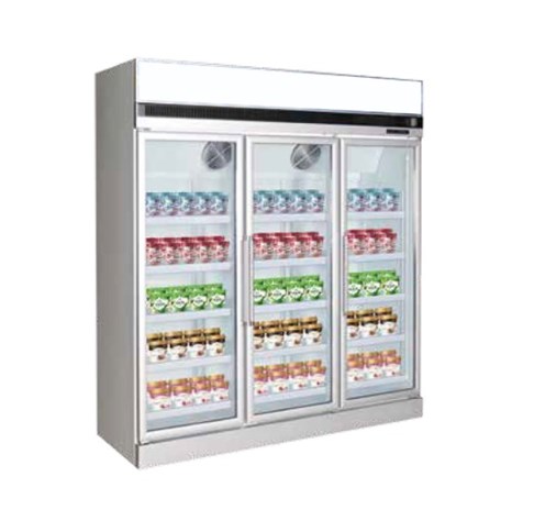 Tủ Đông Trưng Bày Siêu Thị Dung Tích 1442L, 3 Cánh Kính, 15 Kệ KISTEM KIS-XS144F3Y