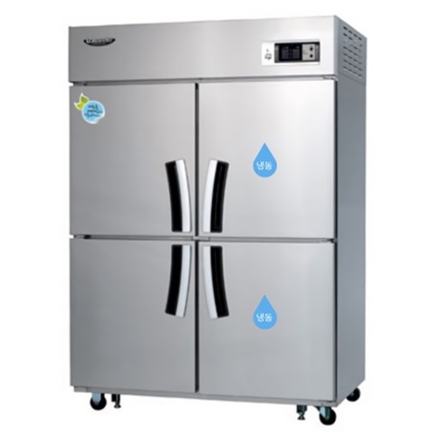 Tủ đông mát inox 4 cánh Lassele LD-1143HRF