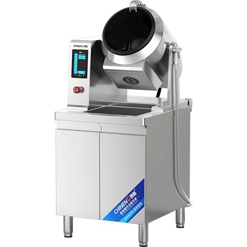 Máy xào mì lồng quay dạng tủ màn hình cảm ứng CHINENG CN-8130-DCCF-GS300-CP