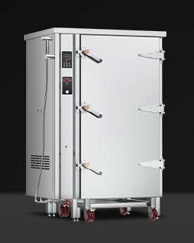 Tủ hấp xe đẩy gas CHINENG CN-8002-TCG-12R