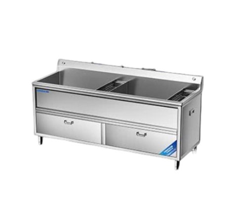 Máy rửa rau củ khử khuẩn 2 bồn 1.8m CHINENG CN-YSJK-QXS350