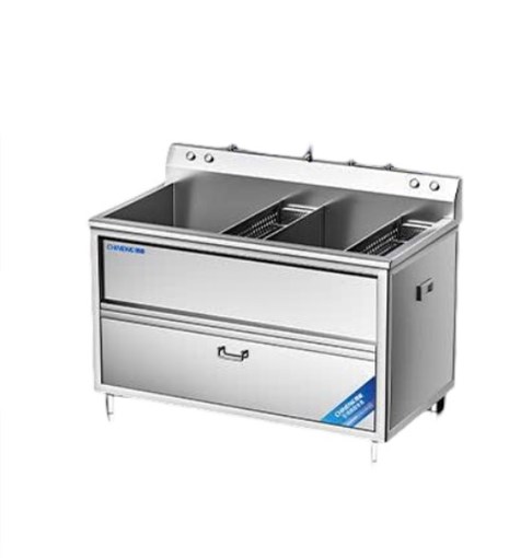 Máy rửa rau củ khử khuẩn 2 bồn 1.5m CHINENG CN-YSJK-QXS1500