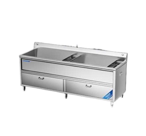 Máy rửa rau củ khử khuẩn 2 bồn 2.44m CHINENG CN-YSJK-QXS2440