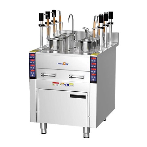 Máy luộc mì tự động gia nhiệt điện biến tần CHINENG CN-YDE-IZML-BP6A-12/380-14 / CN-YDE-IZML-BP6A-9/220/380-14