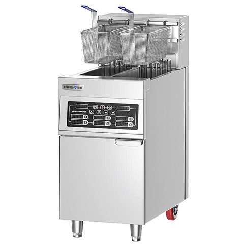 Bếp chiên nhúng 2 giỏ 2 ngăn dầu CHINENG CN-YDE-IDZL-18/380-2C-JJ