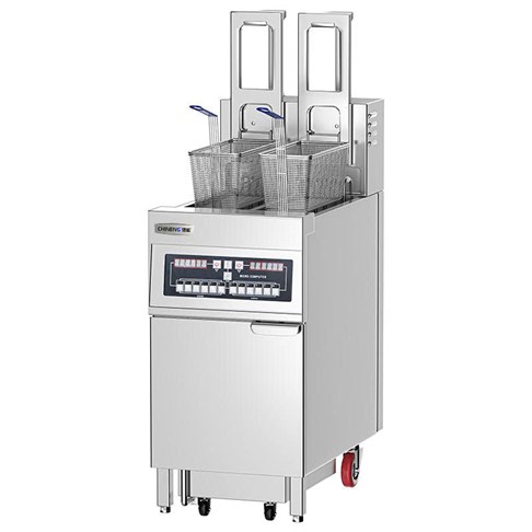 Bếp chiên nhúng 2 giỏ 2 ngăn dầu CHINENG CN-YDE-IDZL-9/220-2BT-ZD / CN-YDE-IDZL-9/380-2BT-ZD / CN-YDE-IDZL-18/380-2BT-ZD