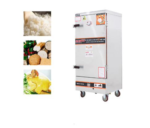 Tủ nấu cơm 12 khay dùng gas OKASU NS-THVNG12K304 
