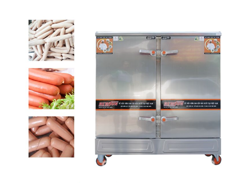 Tủ hấp xúc xích 2 cửa