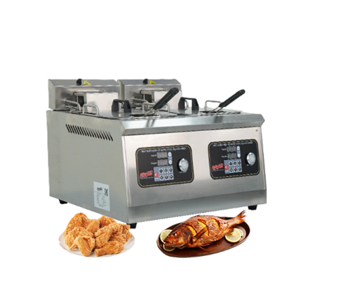 Bếp chiên nhúng đôi tự động OKASU JDZL-2ST