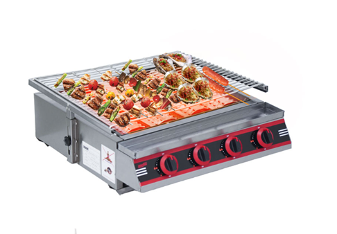 Bếp nướng gas không khói 4 họng dài OKASU NS-BNHN4D