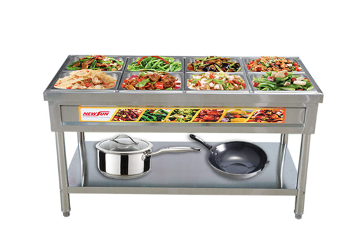 Bàn hâm nóng thức ăn có chân OKASU NS-BHN-CC