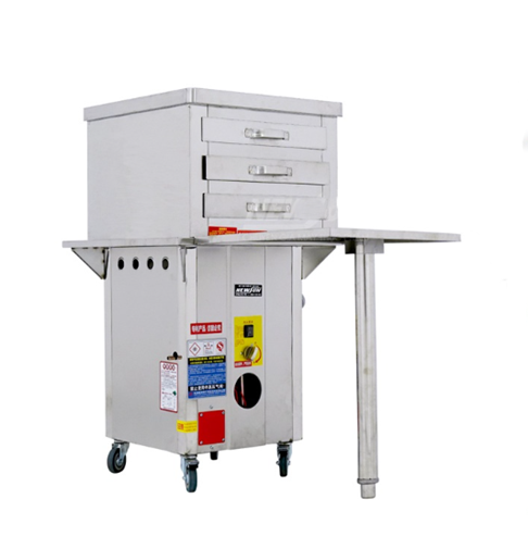 Máy tráng bánh cuốn bằng khay gas OKASU MTBC-BK/KV/40x45CM/G