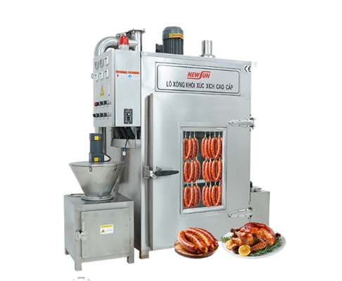 Lò xông khói thực phẩm 150kg/mẻ OKASU NS-YX-150