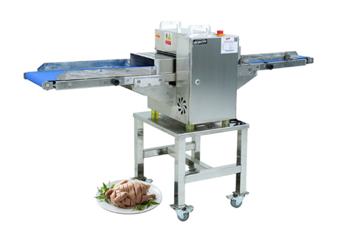 Máy cắt xương thịt băng tải OKASU MCTB500-CX