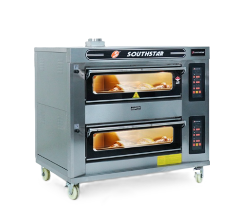 Lò nướng bánh Southstar gas 2 tầng 4 khay 