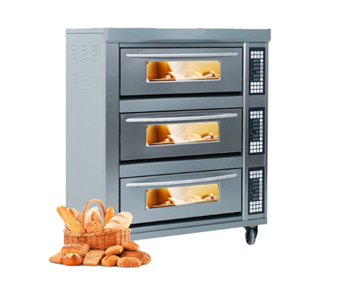 Lò nướng bánh dùng điện 3 tầng 6 khay HGD-60D 
