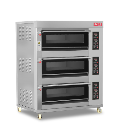 Lò nướng bánh 3 tầng 6 khay HLY-306 (Gas) 