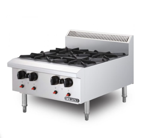 Bếp Âu 4 họng dùng gas Berjaya OB4 