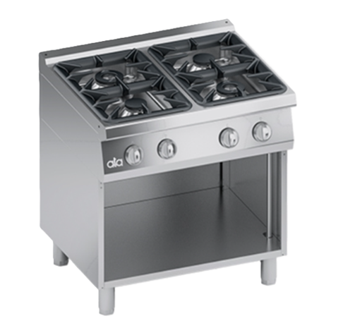 Bếp Âu 4 họng dùng gas có chân đứng ATA K7GCU10VV 