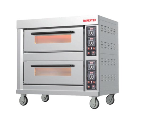 Lò nướng 2 tầng 4 khay BAKERTOP BKOE-2L-4TE