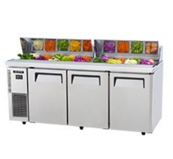 Bàn mát Salad 3 cánh có nắp đậy 1m8 Skipio SHR18-3 