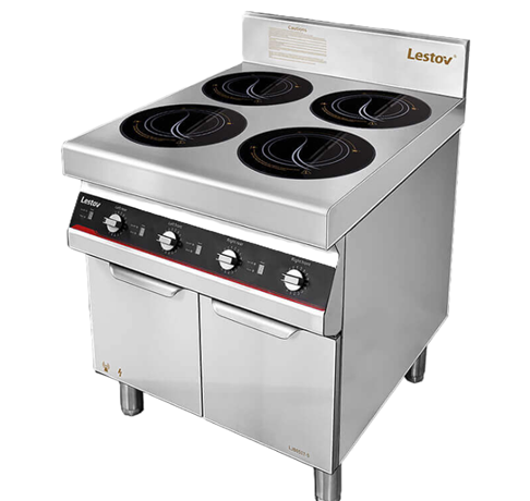 Bếp từ nhà hàng 4 đầu đốt Lestov LT-B300IV-B135
