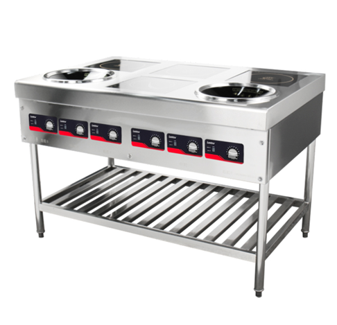 Bếp điện từ thương mại 4 vùng 2 đầu đốt LT-B300VI-B105