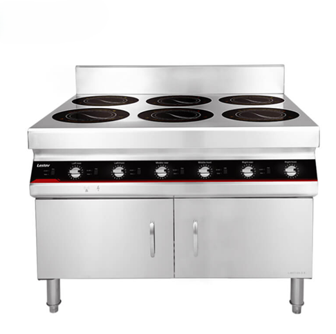 Bếp từ 6 bếp công nghiệp chịu tải nặng Lestov LT-B300VI-B135