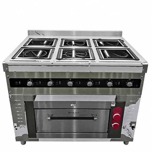 Bếp điện từ 6 đầu đốt có lò nướng Lestov LT-B290VI-JL