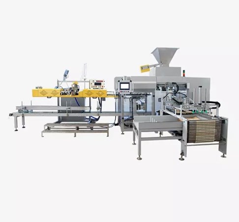Máy tự động đặt bao miệng hở dùng cho thức ăn chăn nuôi ZSG-1000G+FBK-332C