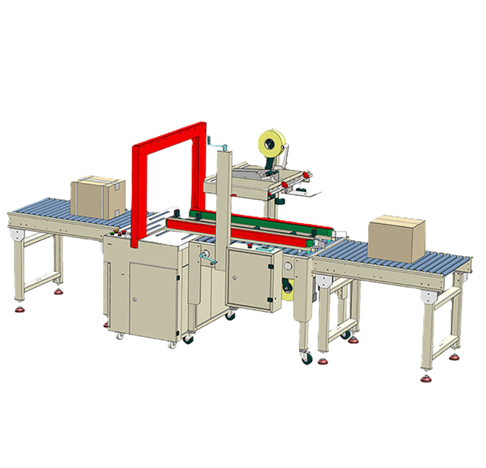 Dây chuyền đóng gói thùng carton sóng AS523C  