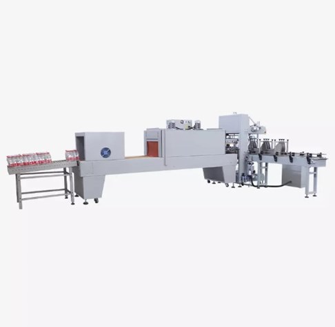 Máy đóng gói màng co nhiệt tự động (dạng tay áo/ống) cho chai nước BSF-6030XI + BS-6040L
