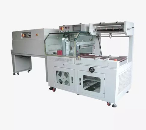 Máy đóng gói màng co kèm buồng nhiệt dành cho tấm ván sàn BSF-5545LE + BS-4525