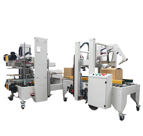 Máy dán băng keo thùng carton tự động GPI-50+GPH-50 