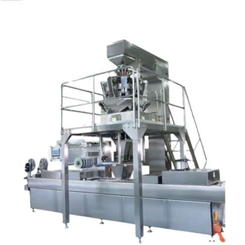Máy đóng gói tự động tích hợp chức năng chiết rót, cân và định hình nhiệt DLZ-520H
