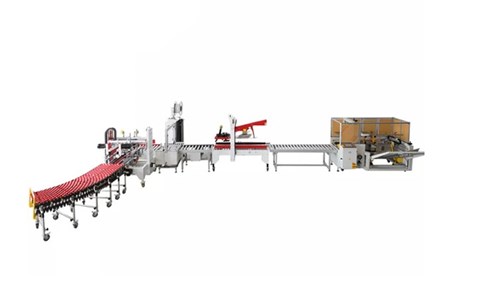 Dây chuyền dựng hộp, dán keo hộp carton hoàn toàn tự động YUPA