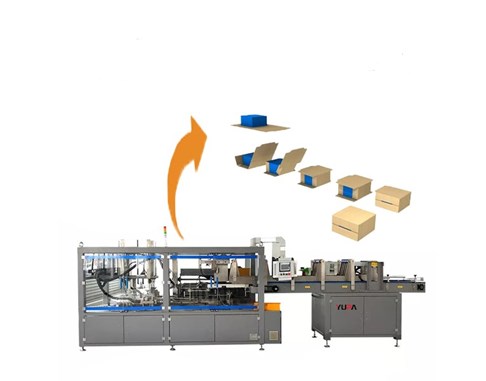 Máy đóng gói thùng carton, bánh kẹo sữa tự động YUPA-4012