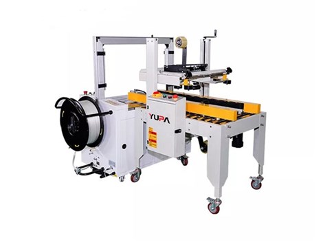Máy dán băng keo thùng carton kết hợp đóng đai tự động YUPA-AT5050